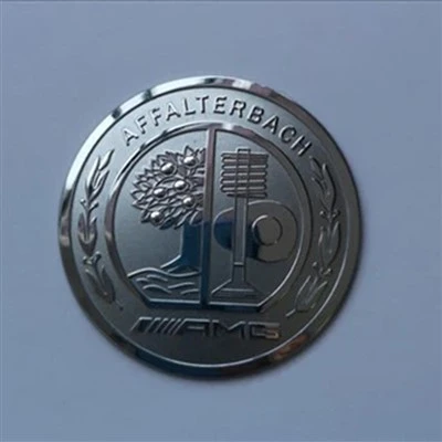 3D metalen nikkellogo